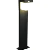 Solcellslampor Stig & Mark|Visa Alla Solcellslampor<Reality Colombo hybrid solcellslampa 50cm mattsvart, sensor 4000K IP44