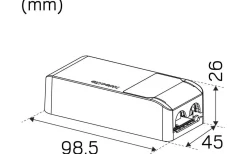 Hidealite Comfort G3 Tilt Borstad Stål 3000K 7,5W IP44* 230V Led Spotlights