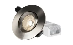 230V Led Spotlights<Hidealite Comfort G3 Tilt Borstad Stål 2700K 7,5W IP44