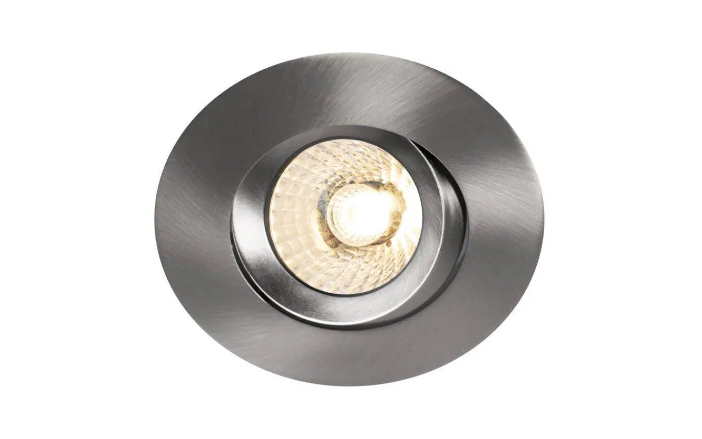 Hidealite Comfort G3 Tilt Borstad Stål Dim to Warm 7,5W IP44* 230V Led Spotlights