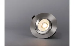 Hidealite Comfort G3 Tilt Borstad Stål Dim to Warm 7,5W IP44* 230V Led Spotlights