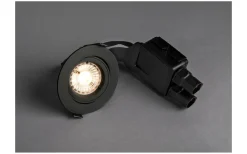 Infällda Spotlights Utomhus|Spotlights Med Utbytbar Ljuskälla<Hidealite Comfort Quick Outdoor Spotlight LED GU10 3000K 5,8W Antracit IP23