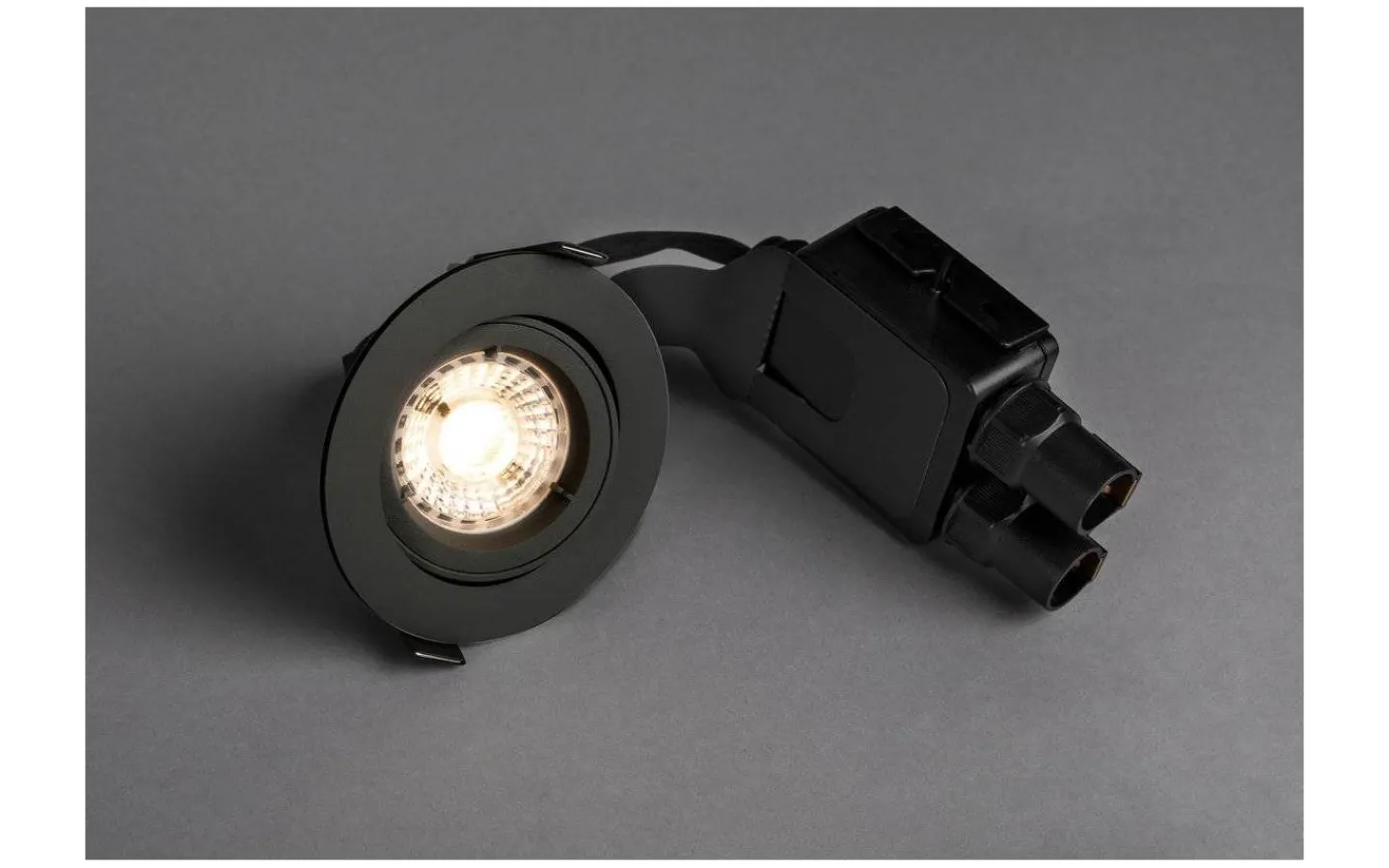 Infällda Spotlights Utomhus|Spotlights Med Utbytbar Ljuskälla<Hidealite Comfort Quick Outdoor Spotlight LED GU10 3000K 5,8W Antracit IP23