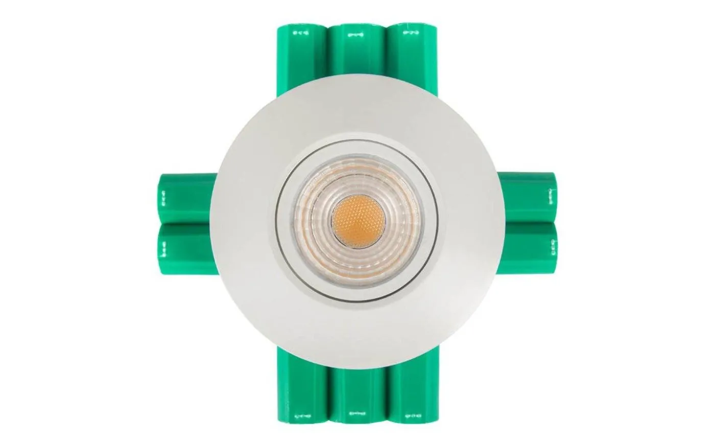 Comfort Smart ISO Spotlight Dim to Warm 6W Vit IP44