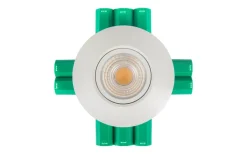 Hidealite Comfort Smart ISO Spotlight 3000K 6W Vit IP44* 230V Led Spotlights