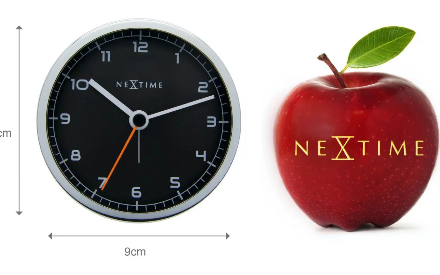 Company Alarm Alarmklocka Ø9cm Svart/Metall