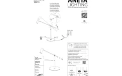 Skrivbordslampor<Aneta Concord Skrivbordslampa 58cm LED 8,5W 3000K Vit