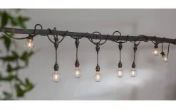 Star Trading Connecta Partyslinga 10xB22 7,35m Svart IP44* Partyslingor Utomhus 230V|Partyslingor Utomhus 230V