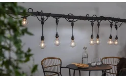 Star Trading Connecta Partyslinga 10xB22 7,35m Svart IP44* Partyslingor Utomhus 230V|Partyslingor Utomhus 230V