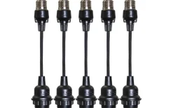 Partyslingor Utomhus 230V|Partyslingor Utomhus 230V<Star Trading Connecta Tillbehör E27-E27 22cm Svart 5-Pack