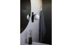 Badrumslampor Vägg|Lampetter<Globen Lighting Contur Vägglampa 15cm IP44 Svart/Vit