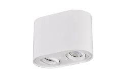 Takspot Med 2 Lampor<Trio Lighting Cookie Takspotlight 2-delad GU10 mattvit