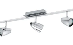 Avlånga Takspotlights|Takspot Med 3 Lampor<Eglo Corbera Takspotlight 59cm GU10 LED 3000K 3x2,8W Krom