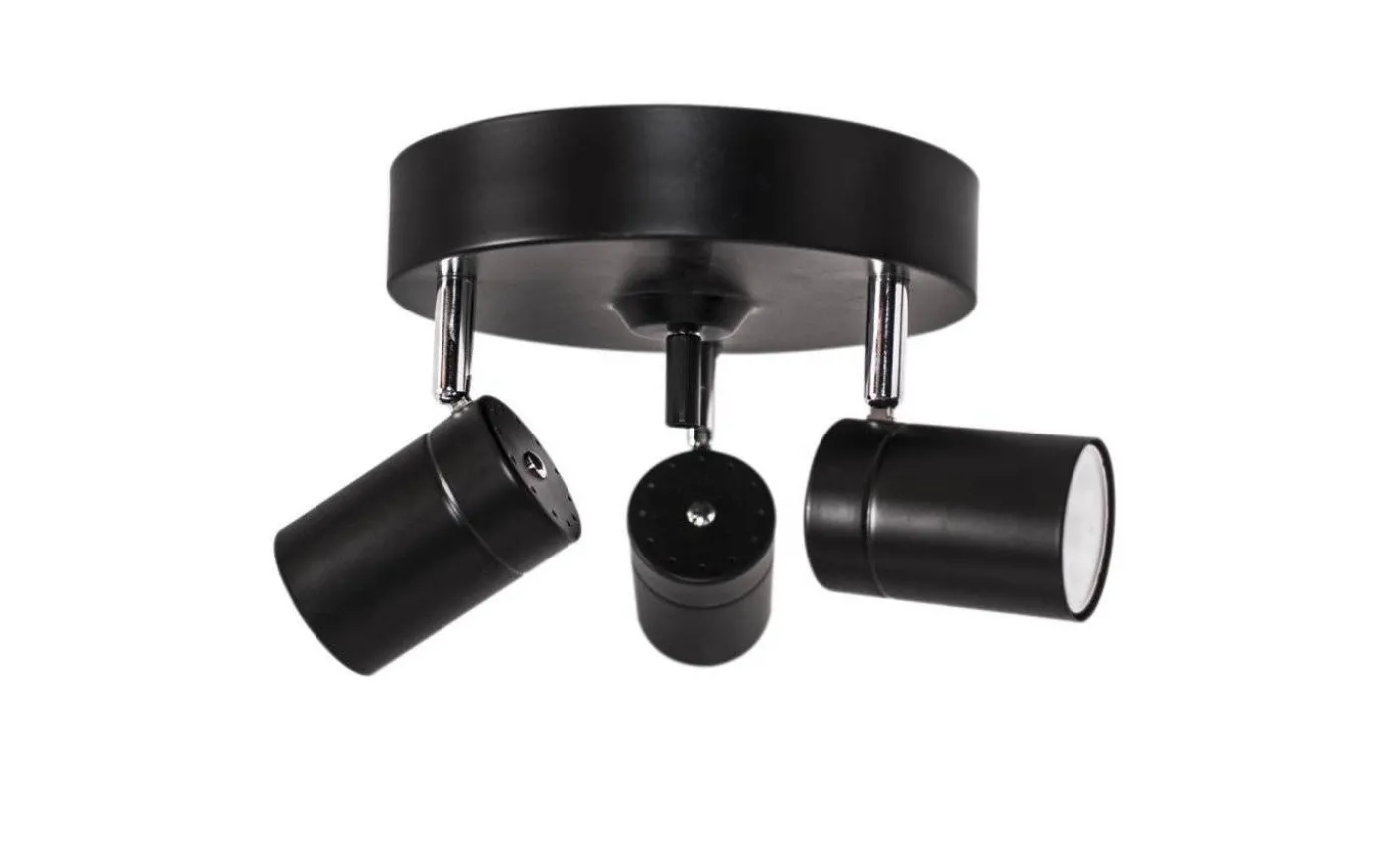 Correct Takspotlight 20cm 3L Svart