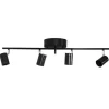 Hall & Trappa|Avlånga Takspotlights<By Rydens Correct Takspotlight 83cm 4xGU10 Svart matt