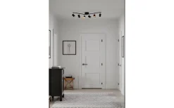 Avlånga Takspotlights|Takspot Med Minst 4 Lampor<By Rydens Correct Takspotlight 124cm 6xGU10 Svart