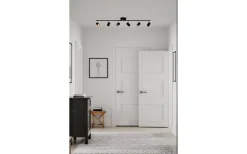 Avlånga Takspotlights|Takspot Med Minst 4 Lampor<By Rydens Correct Takspotlight 124cm 6xGU10 Svart