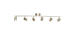 Correct Takspotlight 124cm 6xGU10 Guld