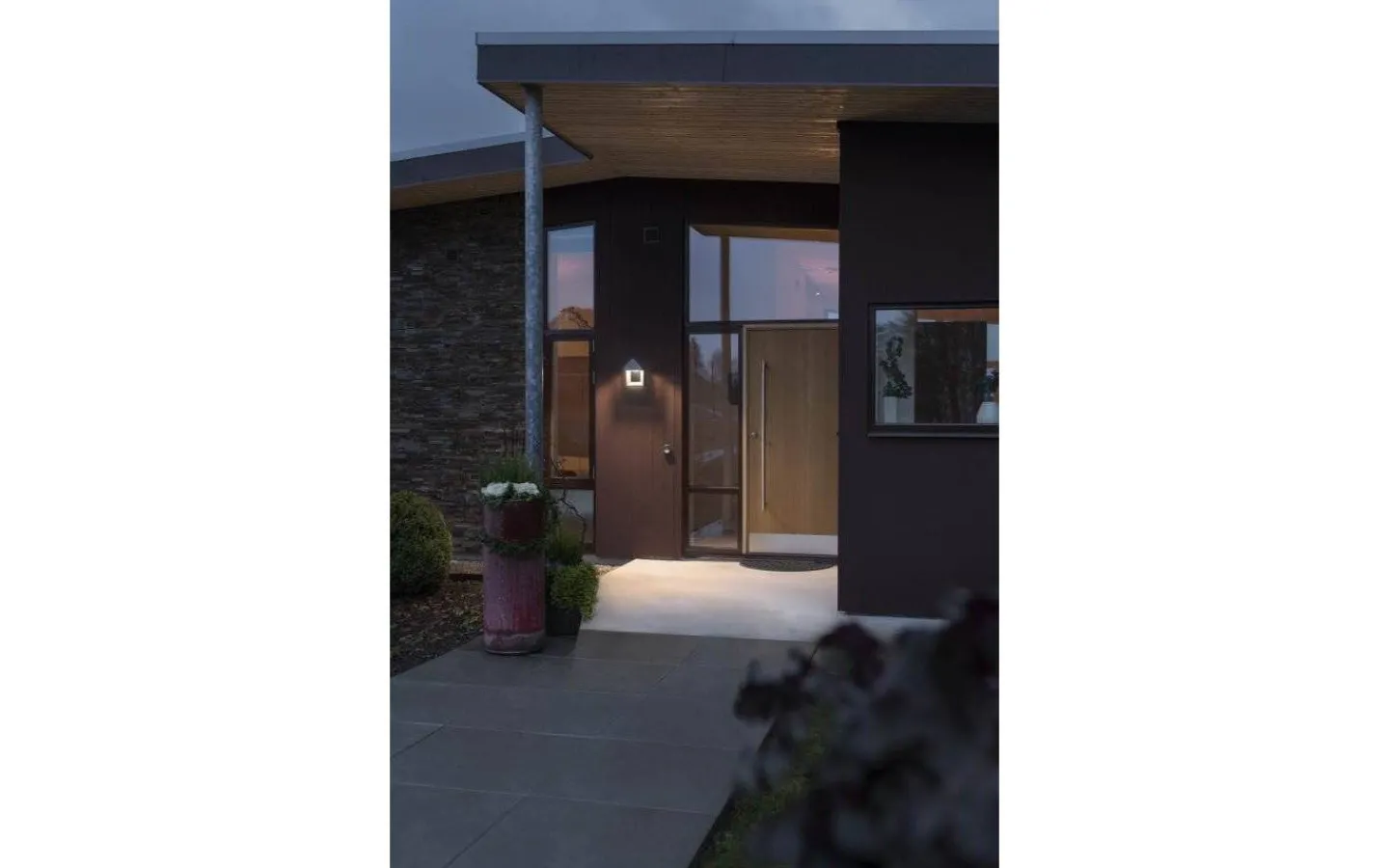 Konstsmide Cosenza Vägglampa LED 3000K 5W Antracit IP54* Vägglampor Utomhus