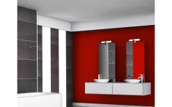 Aneta Cosenza Vägglampa med Uttag 44cm Krom IP44* Badrumslampor Vägg