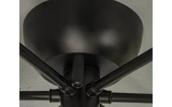 Aneta Cosmos Plafond 53cm Svart/Rök* Hall & Trappa|Sovrum