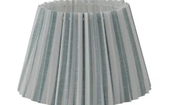 Hallbergs Costa Nova Plisserad Lampskärm Ø26cm Soft Petrol* Plisserade Lampskärmar
