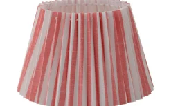 Hallbergs Costa Nova Plisserad Lampskärm Ø18cm Röd* Plisserade Lampskärmar