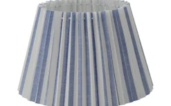 Hallbergs Costa Nova Plisserad Lampskärm Ø21cm Ljusblå* Plisserade Lampskärmar