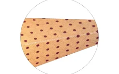 Cotton Julstjärna Prickar 60cm Röd