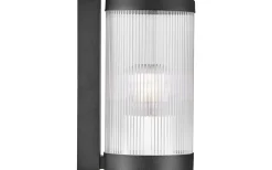 Coupar Vägglampa 25cm Svart IP54