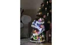 Cozyland Batteridriven Mekanisk Juldekoration Stor Skidbacke