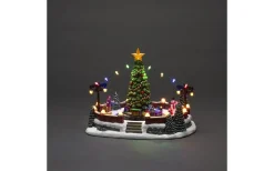 Konstsmide Cozyland Batteridriven Mekanisk Juldekoration Lekplats* Julbyar Och Figurer