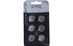 Star Trading CR2032-batteri, Lithium 3V, 6-pack* Batterier