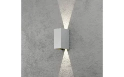 Konstsmide Cremona Vägglampa Justerbar LED 3000K 2x3W Aluminium IP54* Upp & Nedljus Lampor