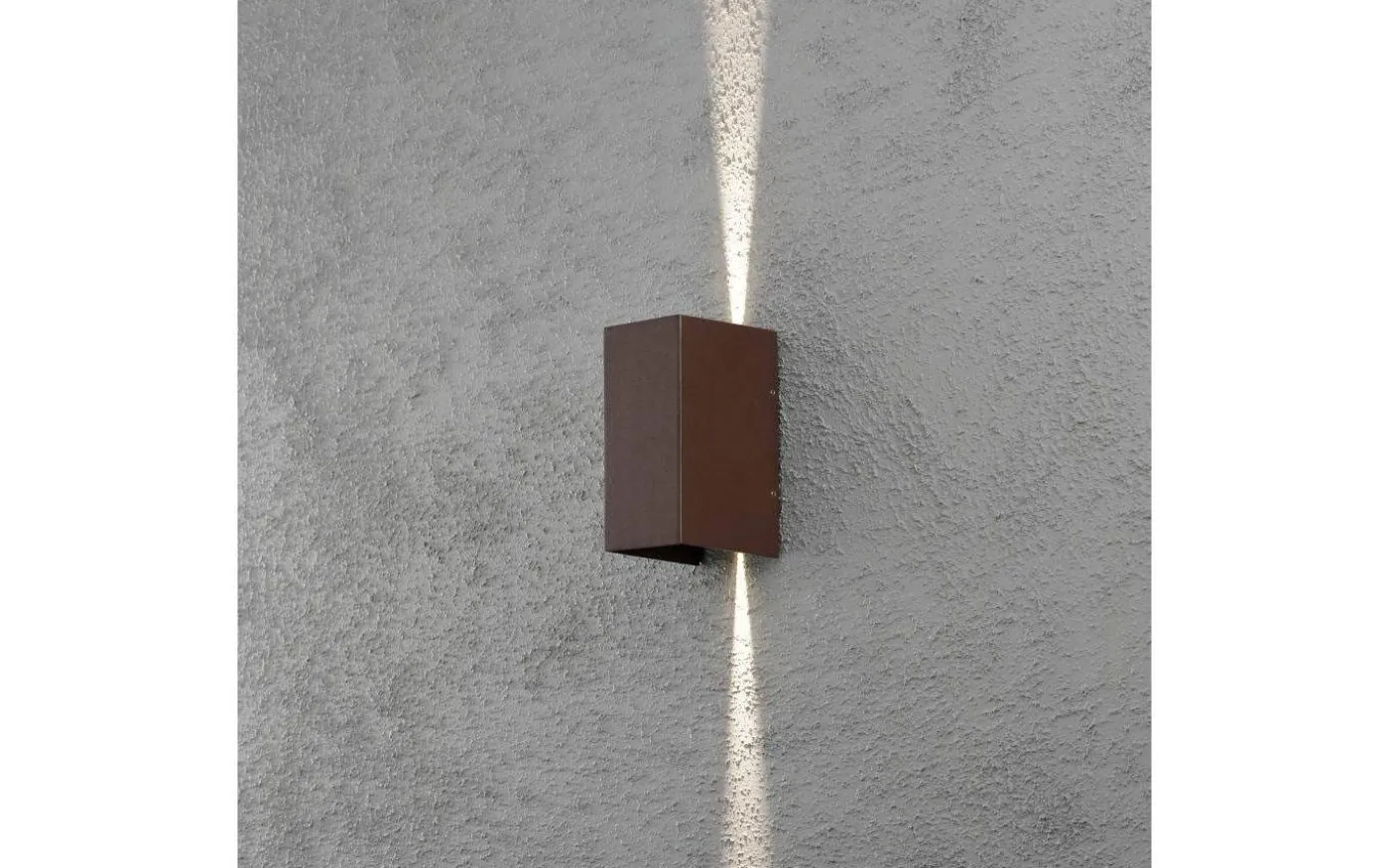 Cremona Vägglampa Justerbar LED 3000K 2x3W Rost IP54