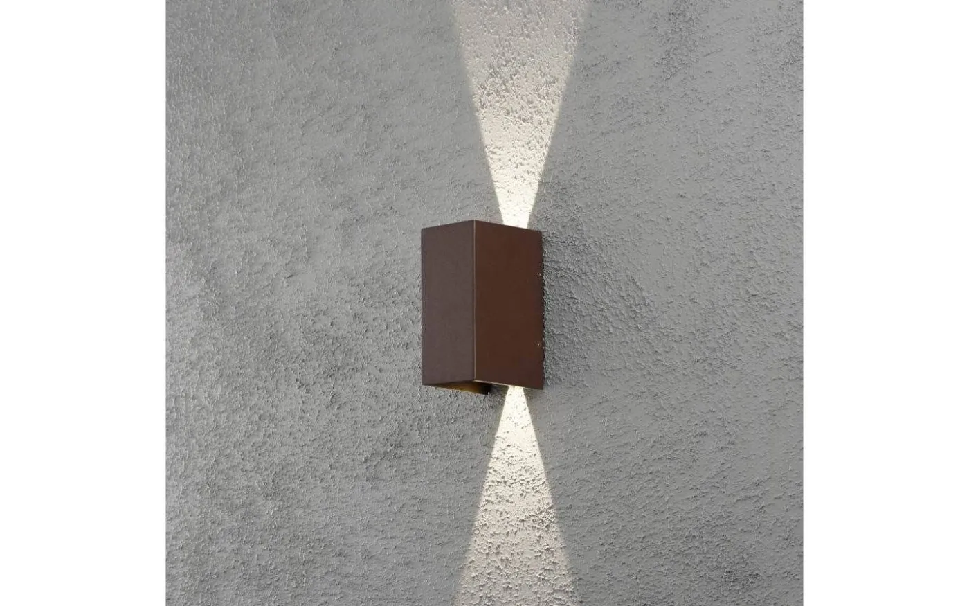 Cremona Vägglampa Justerbar LED 3000K 2x3W Rost IP54