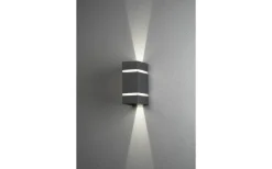 Upp & Nedljus Lampor<Konstsmide Cremona Vägglampa Justerbar LED 3000K 2x3W Antracit IP54