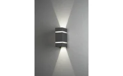 Upp & Nedljus Lampor<Konstsmide Cremona Vägglampa Justerbar LED 3000K 2x3W Antracit IP54
