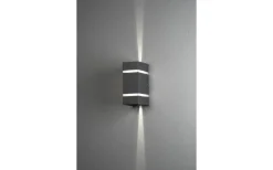 Upp & Nedljus Lampor<Konstsmide Cremona Vägglampa Justerbar LED 3000K 2x3W Antracit IP54