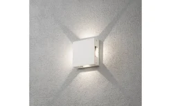 Konstsmide Cremona Vägglampa Justerbar LED 3000K 4x3W Vit IP54* Vägglampor Utomhus