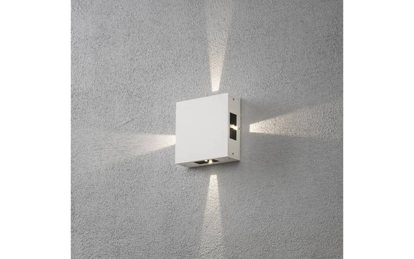 Konstsmide Cremona Vägglampa Justerbar LED 3000K 4x3W Vit IP54* Vägglampor Utomhus