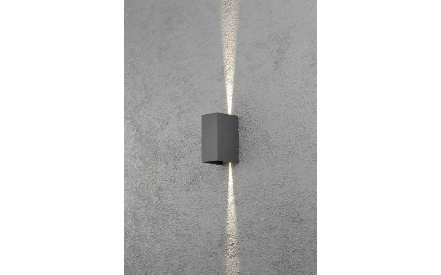 Upp & Nedljus Lampor<Konstsmide Cremona Vägglampa Justerbar LED 3000K 2x3W Antracit IP54