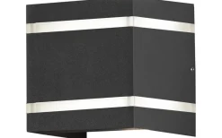 Cremona Vägglampa Justerbar LED 3000K 2x3W Antracit IP54