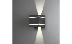 Cremona Vägglampa Justerbar LED 3000K 2x3W Antracit IP54