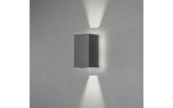 Cremona Vägglampa Justerbar LED 3000K 2x3W Antracit IP54