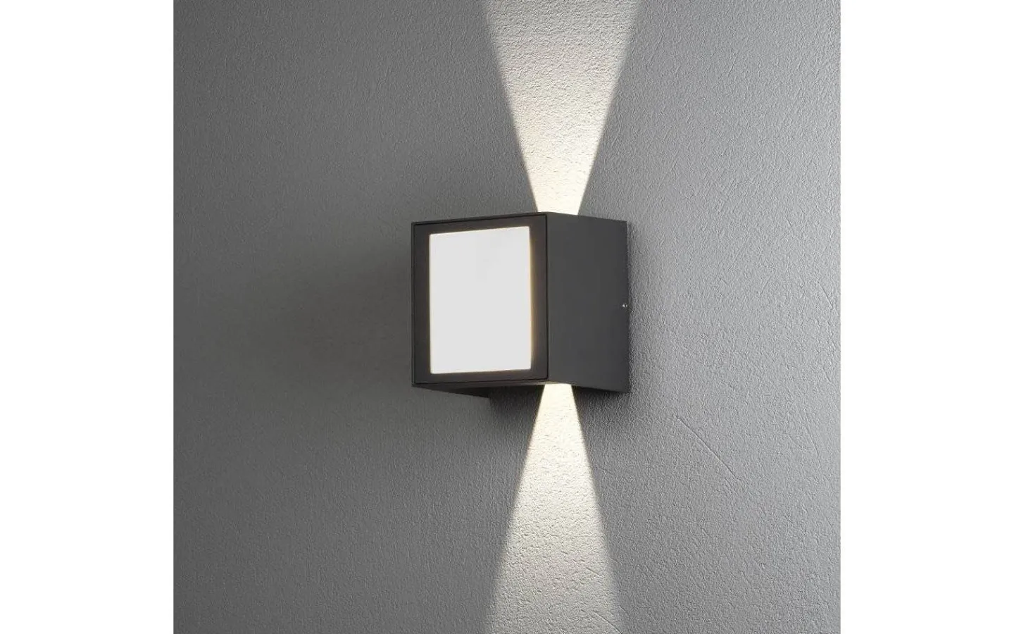 Konstsmide Cremona Vägglampa Justerbar LED 3000K 3x3W Antracit IP54* Upp & Nedljus Lampor
