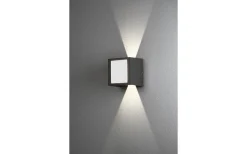 Konstsmide Cremona Vägglampa Justerbar LED 3000K 3x3W Antracit IP54* Upp & Nedljus Lampor