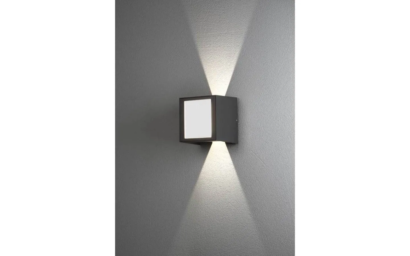 Konstsmide Cremona Vägglampa Justerbar LED 3000K 3x3W Antracit IP54* Upp & Nedljus Lampor