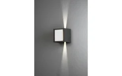 Konstsmide Cremona Vägglampa Justerbar LED 3000K 3x3W Antracit IP54* Upp & Nedljus Lampor