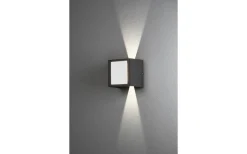 Konstsmide Cremona Vägglampa Justerbar LED 3000K 3x3W Antracit IP54* Upp & Nedljus Lampor